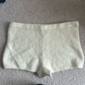 Victoria's Secret Cream Knit Lounge Shorts